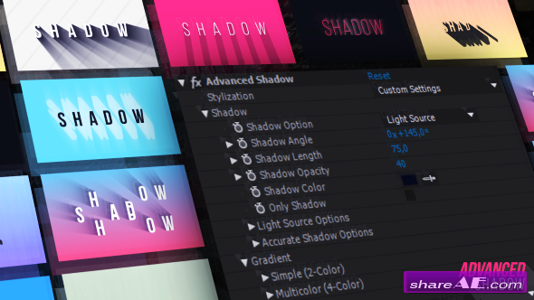 Videohive Advanced Shadow