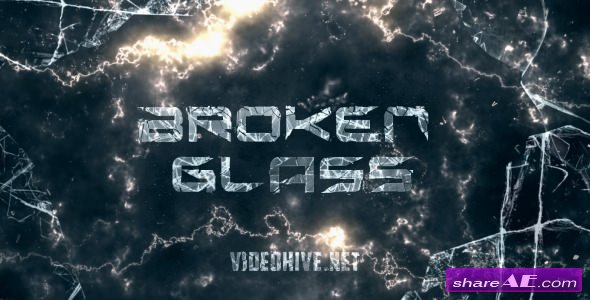 broken glass after effects template free download