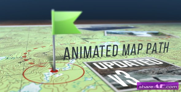 6 included animated maps after effects template free download