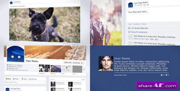 Your Facebook - After Effects Project (Videohive)