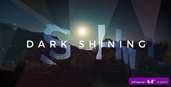 Videohive Dark Shining Cinematic Slideshow