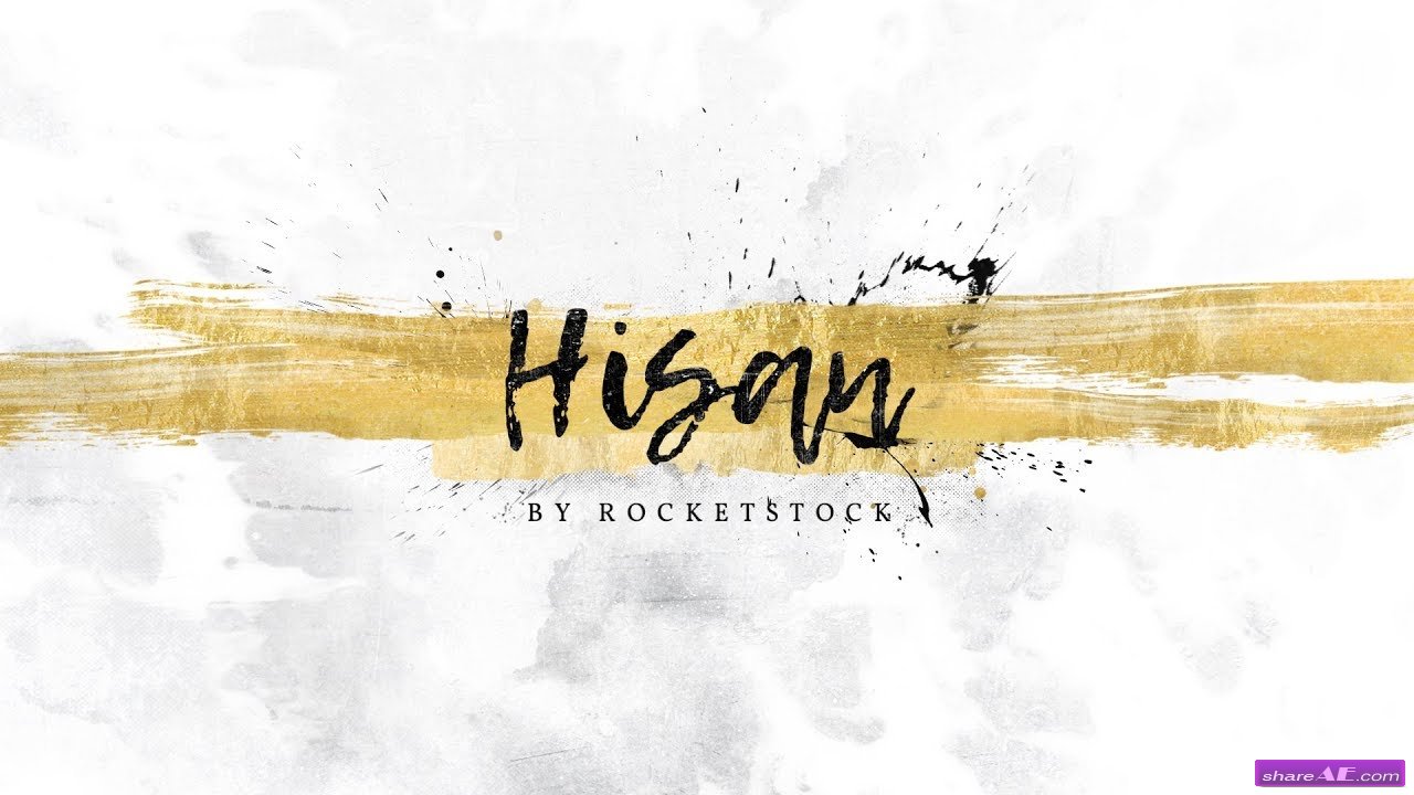 Hisan 50+ Ink Splash Transitions - After Effects Template (RocketStock)