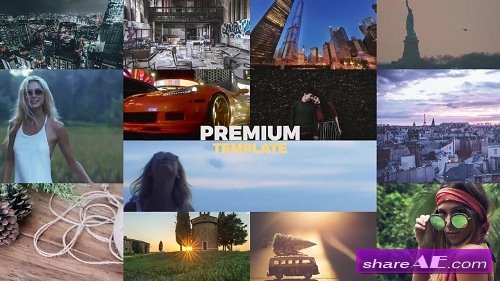 Multiframe Slideshow - Premiere Pro Templates