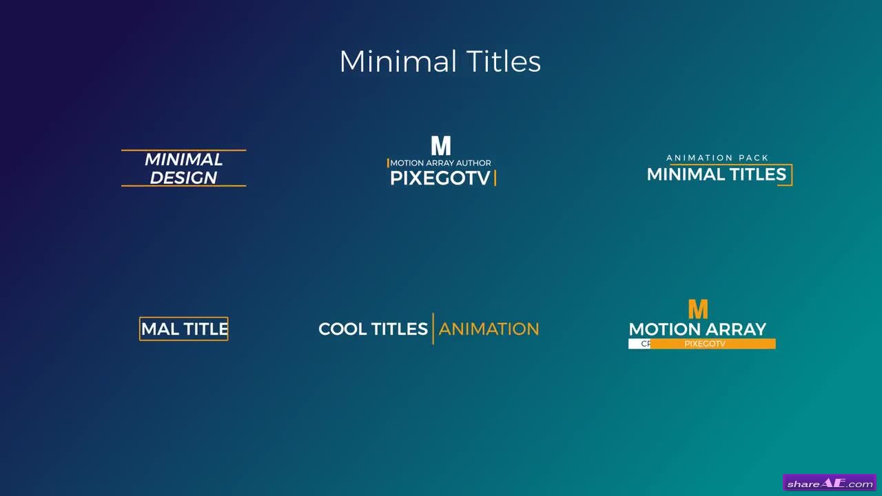 30 Motion Titles Pack Premiere Pro Templates » free after effects