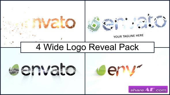 Videohive Wide Logo Reveal Pack