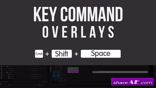 Key Command Overlays For Tutorials - Premiere Pro Templates