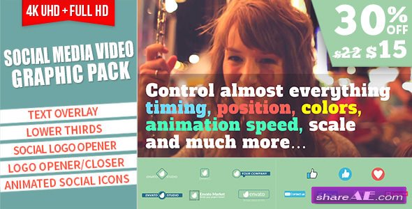 Videohive Social Media Video Graphic Pack