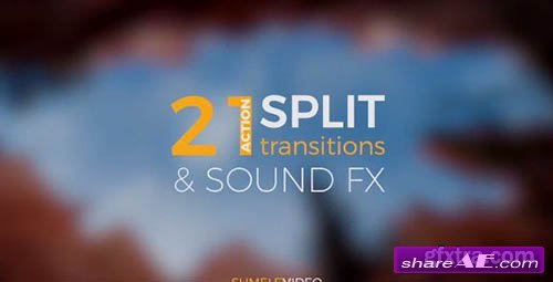 Action Split Transitions - Premiere Pro Templates