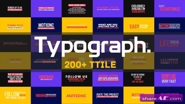 Videohive Typograph