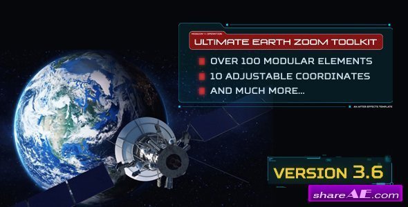 Videohive Ultimate Earth Zoom Toolkit (Version 3.6)