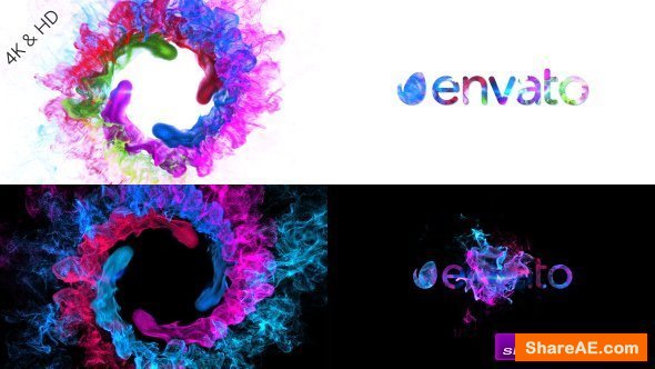 Videohive Colors of Particles Swirls Ident