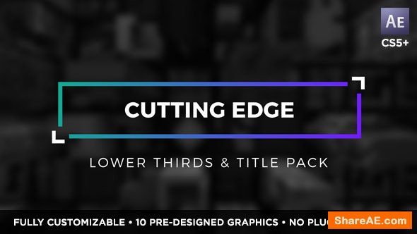Videohive Cutting Edge Titles and Lower Thirds