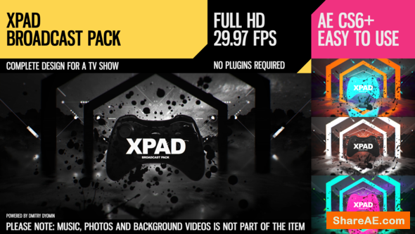 Videohive XPaD (Broadcast Pack)