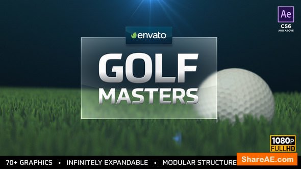 Videohive Golf Masters Graphics Package