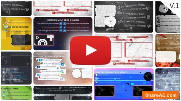 Videohive YouTube End Screens Builder