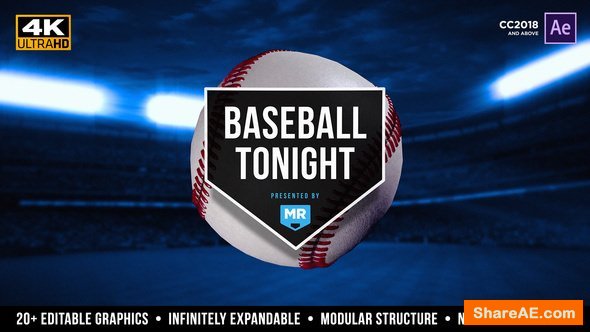 Videohive Baseball Tonight Graphics Package