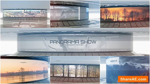 Videohive 3D Panorama | Sci-Fi Video Displays