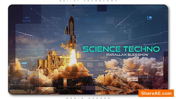 Videohive Science Techno Parallax Slideshow