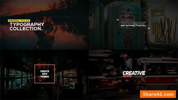 Videohive Animated Typography Pack