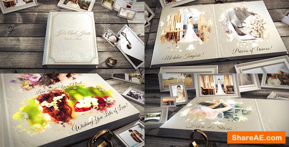 after effects wedding book templates free download