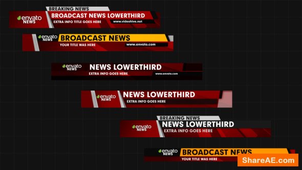 Videohive News Lower Thirds