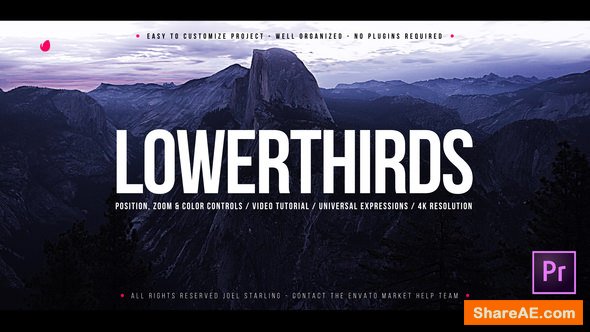 Videohive Elegant Lower Thirds for Premiere
