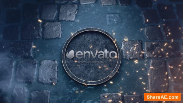 Videohive Logo on the Road