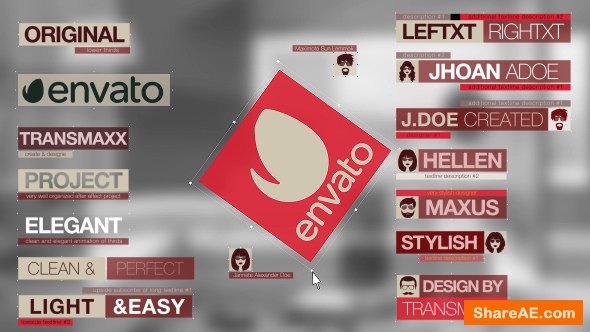 Videohive O'Click Lower Thirds 