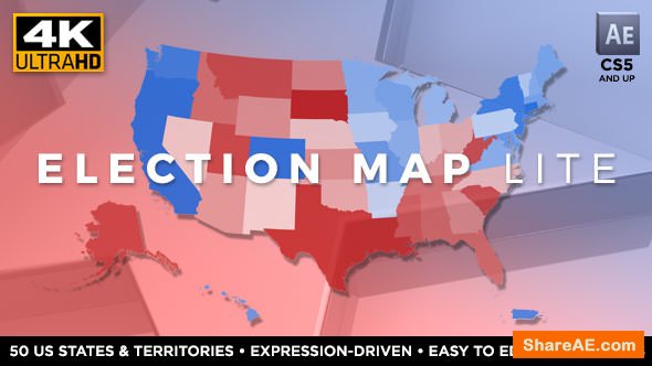Videohive Election Map LITE