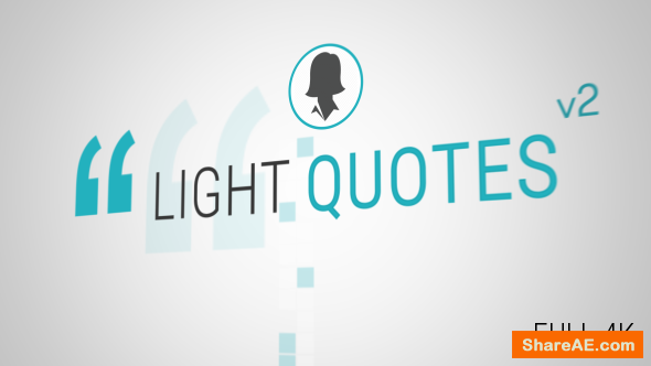 Videohive Light Quotes