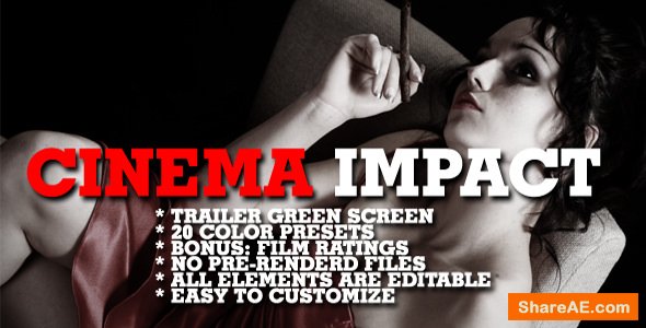 Videohive Cinema impact - Color presets