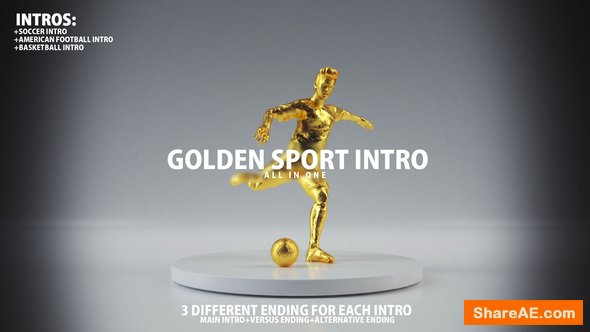 Videohive Golden Sport Intro