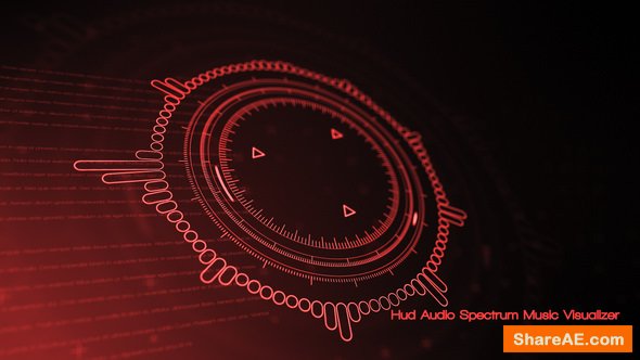Videohive Hud Audio Spectrum Music Visualizer