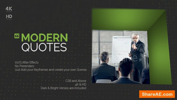 Videohive Corporate Modern Quotes