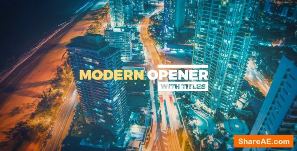 Videohive Modern Opener With Titles