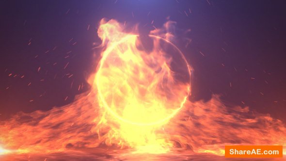 Videohive Epic Fire Logo Reveal