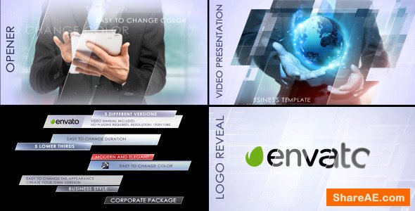 Videohive Clean Corporate Package