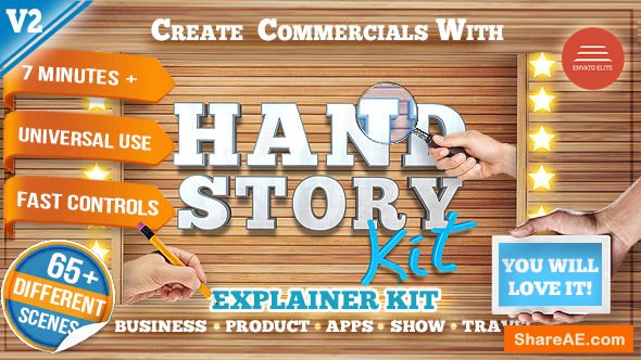 Videohive Hand Explainer Product Commercial Kit v2