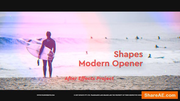 Videohive Shapes Modern Opener