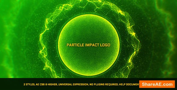 Videohive Particle Impact Logo