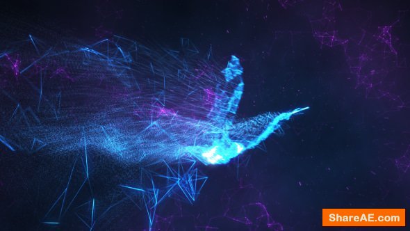 Videohive Serenity | Abstract Bird Reveal