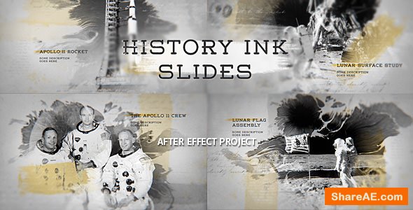 Videohive History Ink Slides