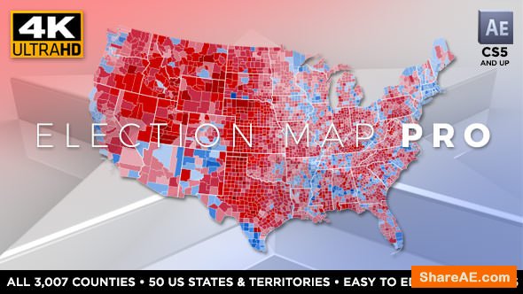 Videohive Election Map PRO