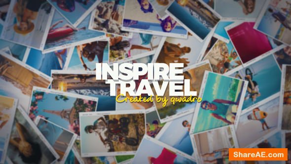Videohive Inspiring Travel Photo Slideshow