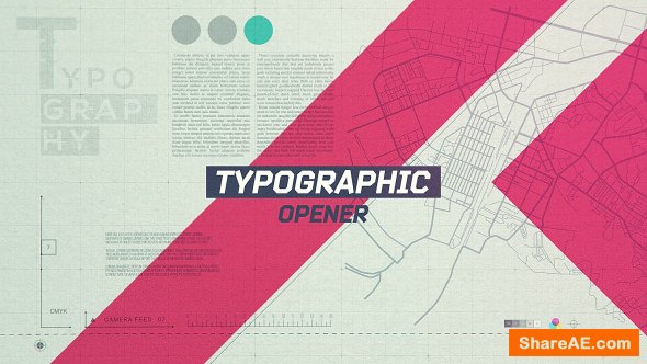 Videohive Typographic Opener