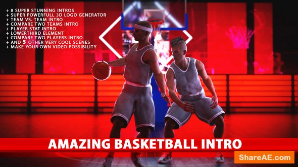 Videohive Amazing Basketball Intros