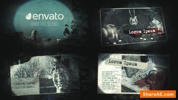 Videohive Horror Title Sequence