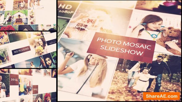 Videohive Photo Mosaic Slideshow