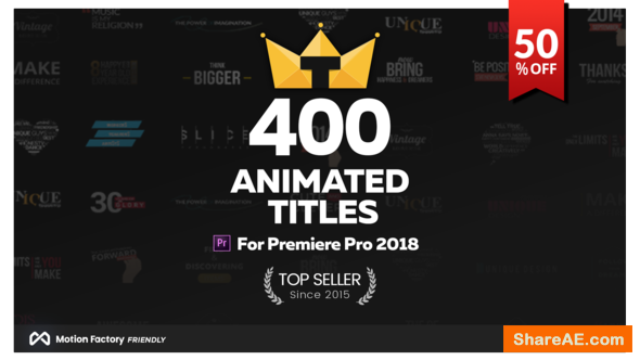 Videohive TypoKing | Animated Titles & Kinetic Typography Text for Premiere Pro