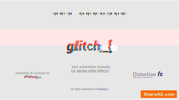 Videohive Project-x Glitch Text Maker